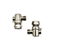 hep Online Hep 15mm X 3/8" Male Threaded Flat Faced Isolation Ball O Fix Angle Service Valves, Pack Of 2