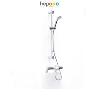 hep Online Thermostatic Bath Shower Mixer With Deck Mounting Legs And Flexible Riser Kit