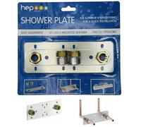hep® Shower Plate SP8 Concealed Fixing for Exposed BAR Valve EASYFLOW 150mm