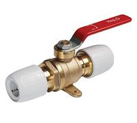 Hep2O 15mm Hot & Cold Brass Lever Ball Valve