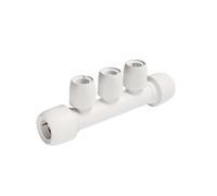 Hep2O 3 Port Manifold 22X15mm All Socket White Hx89B/22W