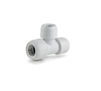 Hep2O Branch And One End Reduced Tee 28X22X22mm White Hd14/28W