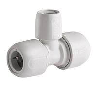 Hep2O Branch Reduced Tee 28X28X15mm White Hd13A/28W