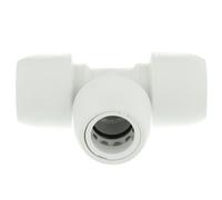 Hep2O Equal Tee White 22mm Hd10/22W