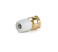 Hep2O Female Iron Brass Adaptor 3/4"x15mm White Hx24/15W