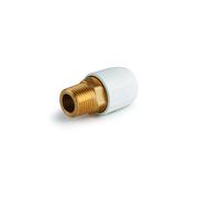 Hep2O Wavin Hep20 Brass Adaptor Male 15Mm X1/2in White Hx29/15W HEP145