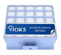 HEPA filter, air filter, lamella filter, hygiene filter, replacement for Bosch Siemens 00576833 576833 pollen filter, HEPA filter for vacuum cleaner BBZ156HF VSZ4G VZ153HFB VS06G VS06B Z3.0 BBZ153HF