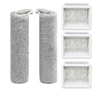 HEPA Filter and Brush Roller Set, Compatible with for haier Z9 Pro, Z10 Pro, E9 Floor Scrubbers, Microfiber Rollers for Deep Cleaning, 5-Pack Replacement Parts