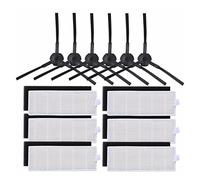 Hepa Filter Brush Cover Mop Compatible With Chuwi ILife A4 A4S A40 Polaris PVCR 0926 0726W 0826 Amibot Spirit H2O Vacuum Cleaner Spare Parts (Color : Set 1)