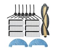 Hepa Filter Brush Cover Mop Compatible With Chuwi ILife A4 A4S A40 Polaris PVCR 0926 0726W 0826 Amibot Spirit H2O Vacuum Cleaner Spare Parts (Color : Set 3)