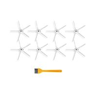 Hepa Filter ，Compatible For Xiaomi Mijia 1S, S5 S50 Max, Robot Vacuum Cleaner,Mop Roller Side Brush Accessories Spare Parts Kit (Color : Side Brush 8pcs-01)