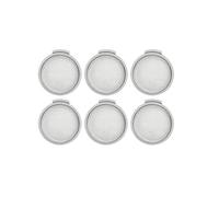 Hepa Filter Compatible For Xiaomi Roborock H6 Compatible For Mijia SCWXCQ01RR Handheld Vacuum Cleaner Washable Filter Replacement Spare Parts (Color : 6Pcs)