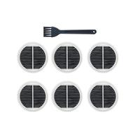 HEPA Filter/Fit For Xiaomi Mijia Deerma MJXCQ01DY Model Handheld Robot Vacuum Cleaner Spare Parts Accessories Sweeping Robot Set (Color : 6pcs)