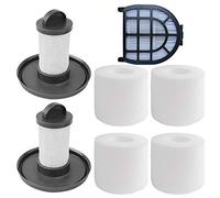 HEPA Filter,Foam & Felt Filter Support Kit Compatible with Shark LZ600,LZ601,LZ602,LZ602C APEX Vacuums.Compare to Part # XFFLZ600 & XHFFC600. (Combo Pack)