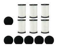 Hepa Filter For MooSoo D600 D601 Cecotec Conga Thunderbrush 520 550 560 Ariete Handy Force 2761 2759 RBT Vacuum Cleaner Parts (Color : 3Pcs) (Color : 6pcs)