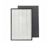 HEPA Filter FZ-D40HFE Carbon Filter FZ-G40DFE，Compatible For Sharp Air Purifier KC-G41RW KC-G41RH KC-G51RW，High Efficiency，Low Noise，Long Lasting(1 SET Filter)