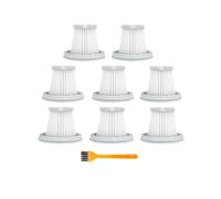 HEPA Filter，Handy Vacuum Cleaner Accessories Home Car Handheld Wireless Replacement Accessories Parts，Compatible For Xiaomi Mijia SSXCQ01XY (Color : 8Filters 1Brush)