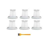HEPA Filter，Handy Vacuum Cleaner Accessories Home Car Handheld Wireless Replacement Accessories Parts，Compatible For Xiaomi Mijia SSXCQ01XY (Color : 6Filters 1Brush)