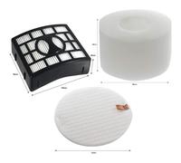 SPARES2GO HEPA Filter Kit compatible with Shark Rotator Professional Lift-Away NV680, NV801 Upright Vacuum Cleaner