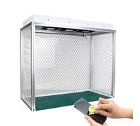 HEPA Filter Laminar Flow Hood, Dust-Free Workstation Clean Bench with 3 Fan Airflow for Workshop Cleanliness, Air Purification and Protection
