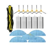 Hepa Filter Mop Cloth Main Brush. Compatible For Neatsvor X500/600 Pro. Compatible For Tesvor X500 Pro T8 M1. Robotic Vacuum Cleaner Accessories Replacement (Color : A kit)