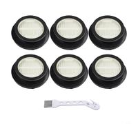 HEPA Filter Pack for SunSare X7A-US Cordless Vacuum Cleaner and Fieety, Washable Filters with Brush, Effective Fine Particle Filtration, Helps Maintain Cleaner Air (6 PACK)