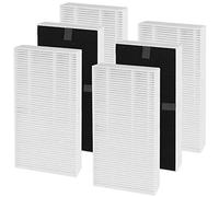 Hepa Filter Replacement for Honeywell U Filter (HRF201B) Febreze FRF102B air purifier filter Compatible with Honeywell HHT270, HHT290 Series 6 Pack
