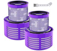 HEPA Filter Replacements for Dyson Cyclone V10 Animal V10 Absolute SV12 V10 Total Clean Cordless Stick Vacuum Part no. 969082-01 (2 Pack)