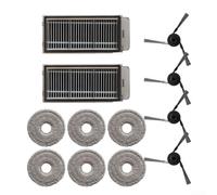 HEPA Filter Set for Dreame L50 Pro Ultra Robot | 6 x side brushes, reaches corners, removes hair, compatible with x50 Ultra, easy to install