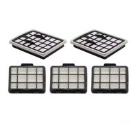HEPA Filter Set for Midea for c6 for c7 C91 Vacuums Black 5pcs(set)