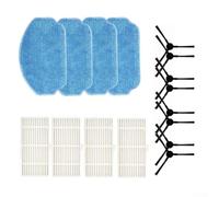 HEPA Filter Set for ONSON for mamnv BR150 BR151 Robot Sweeper - Microfiber Mop Pads and Corner Brushes