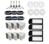 Hepa Filter Side Brush Main Brush Mop cloths/Fit For Ecovacs Deebot X1 TURBO OMNI Robot Vacuum Cleaner Spare Parts Accessories Sweeping Robot Set (Color : As the picture-02)
