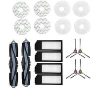 Hepa Filter Side Brush Main Brush Mop Cloths/Fit For Ecovacs Deebot X1 TURBO OMNI Robot Vacuum Cleaner Spare Parts Accessories Sweeping Robot Set (Color : M)