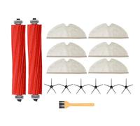 Hepa Filter Side Brush Main Brush Mop Cloths/Fit For Xiaomi Roborock Q7 Max Max+ T8 Robot Vacuum Cleaner Spare Parts Sweeping Robot Set (Color : Clear)