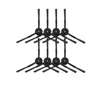 Hepa Filter, Side Brush, Mop Cloth, Compatible For Roidmi EVA, Self-cleaning Evacuation Robot Vacuum Cleaner parts (Color : 8 Black Brush)