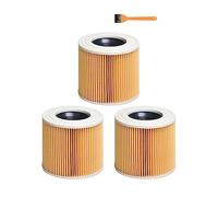 Hepa Filters Dust Bags Compatible with Karcher WD2.250 WD2250 A2004 A2054 MV2 WD2 Vacuum Cleaner Spare Parts Bags Replacement Accessories(Color:3PCS)