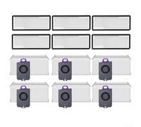 HEPA Filters Dust Bags for Narwal Flow Series Robot Vacuum, 6-Pack Replacement Bags Filter Cover, Compatible Base Station Version