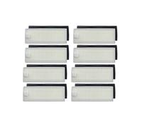 HEPA Filters, Filter Screen Parts. Compatible For Conga Excellence 1090/1790. Sweeping Robot Vacuum Cleaner Filter Replacement Accessories(8PCS filter)