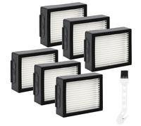 HEPA Filters Replacement for iRobot Roomba E I & J Series i7 i7+/plus i3 i3+ i4 i4+ i5 i5+ i6 i6+ i8 i8+ E5 E6 E7 Vacuum Cleaner, 6 Pack High Efficiency Filters + 1 Cleaning Brush