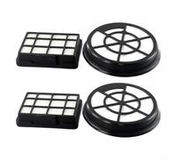 HEPA Filtration Set for Eureka NEN121WH Bagless Canister Vacuum Cleaner Washable Pre Motor Filter and Dust Cup Screen Reusable Vacuum Parts(4 PACK)