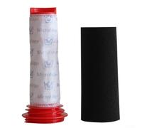 Hepa Foam Filter Set for Bosch BCH6 Robot Vacuum Replacement Filter for Bosch BCH65PET BCH6L2560 High Efficiency Dust Filter for Cordless Vacuum 0.3 ABS Material Hepa Foam Filter for Bosch BCH6 Series