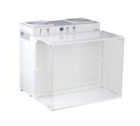 HEPA H12 Laminar Flow Hood with HEPA Filter,17“x13”FFU Inoculation, Fan Filter Flow Hood Unit,Dual fan Air Filtration System,Portable Laminar Air Flow Hood for Laboratories,Clean Room,Mushroom Room