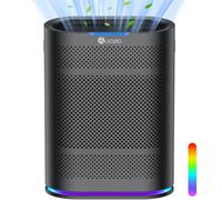 HEPA14 Automatic Air Purifiers for Home - 200m2 - Silent Air Purifier for Large Room with 7 Colors Light and Scent, Smoke Air Filter, Dust, Dander