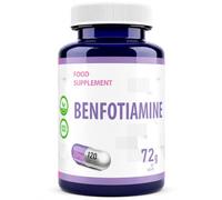 Hepatica Benfotiamine 250mg | Fat-Soluble Vitamin B1 | Energy & Nervous System Support | 120 Vegan Capsules | 4-Month Supply | 3rd Party Lab Tested