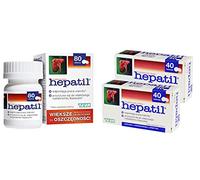 HEPATIL - 80 capsules is assisting the correct functioning of the liver - Liver Detox Cleanse Regeneration Health Support