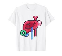 Hepatology - Liver - Gallbladder - biliary Tree - Pancreas Value Graphic T-Shirt, Men, White, S