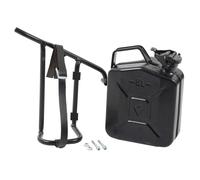 Canister 4ltr. Including cutout holder left black for Moto Guzzi V 9 Roamer