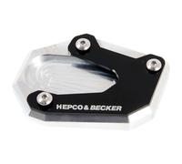 Aprilia RS 457 Kickstand Enlargement Black/Silver BY HEPCO & BECKER 2024-