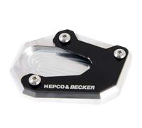 Side Stand Plate Silver/Black for Aprilia Tuono 457 (2025-)
