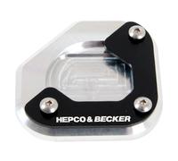 Side Stand Plate Silver/Black for BMW F 800 GS Adventure (2013-2018)